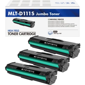 3 Toner XXL per Samsung MLT-D111S D111L Xpress M2020W M2026W M2022W M2070 M2070W - Foto 1 di 6