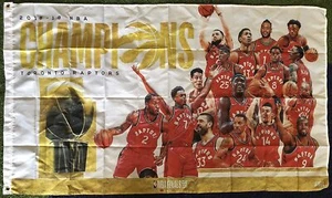 Toronto Raptors 2019 Finals Champions Team Flag 3x5- With Grommets - Picture 1 of 1