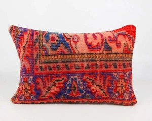 Indian Vintage Cushions Handmade Kilim Pillow Jute Cushion Cover Throw - Picture 1 of 6