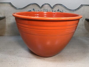 Vintage Fiesta Fiestaware #6 arancione nido ciotola di miscelazione interno anelli inferiori - Foto 1 di 15