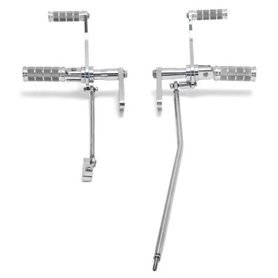 Polished For Harley Dyna Forward Controls 00-17 Super Glide Street Bob Low Rider - Image 1 of 4