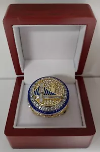 Kevin Durant - 2017 Golden State Warriors Championship Ring W Wooden Display Box - Picture 1 of 4
