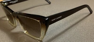 YSL Yves Designer Saint Laurent SL276 Mica 019 Brown Cat Eye Women’s Sunglasses  - Picture 1 of 14