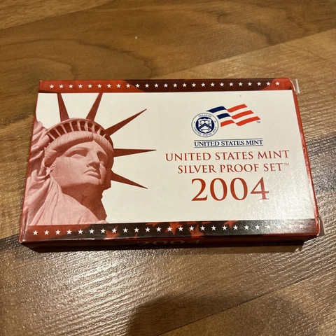 2004 silver proof set 11 coins Cover