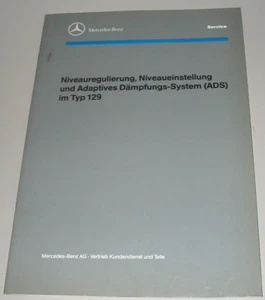 Werkstatthandbuch Mercedes SL R 129 Niveauregulierung Adaptives Dämpfungssystem - Bild 1 von 6