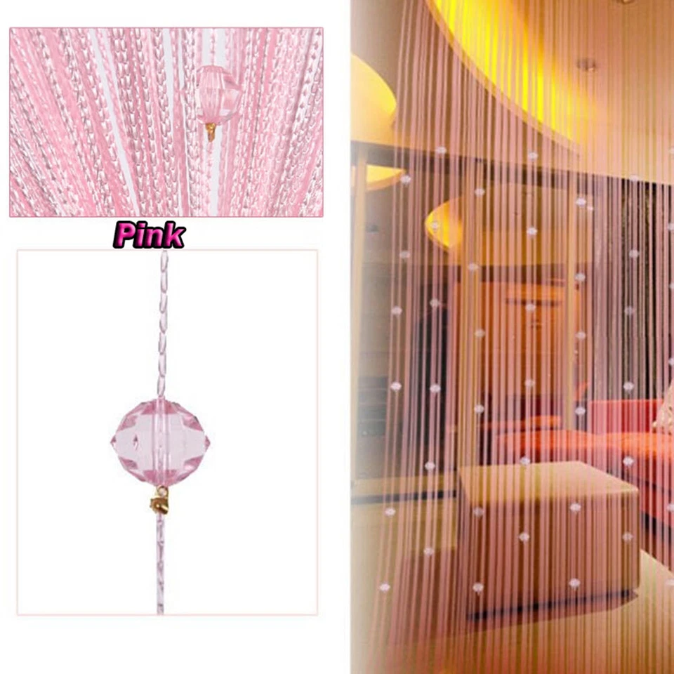 Luxury curtains beads window String Tassel Beads Curtain bead curtain 2*1m USA - Image 1 of 1