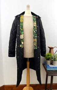BARBOUR x HACKNEY Hoxton Quilted Coat Size UK 12 EU 38 USA 8 Large Net A Porter - Picture 1 of 19