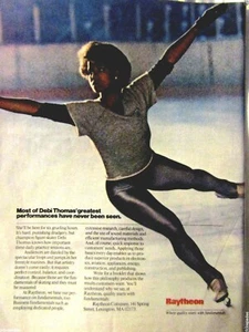 Debi Thomas 1987 Raytheon Original Print Ad-8.5 x 10.5" - Picture 1 of 2