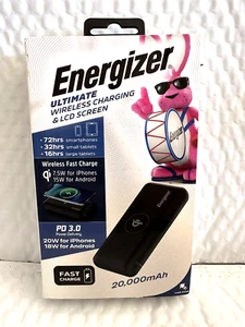Energizer - Ultimate Lithium 20.000 mAh 20W USB-C PD Wireless Charger mit LCD NEU - Bild 1 von 8