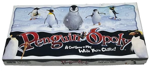 JEU DE TRADING IMMOBILIER PENGUIN-OPOLY : Penguinopoly « Monopoly » - Rare en très bon état - Photo 1/8