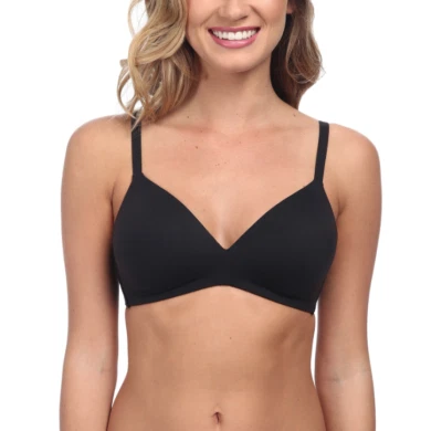 Sutiã Wacoal Feminino Preto How Perfect Sem Fio Tamanho 36DD L13437 - Imagem 1 de 4