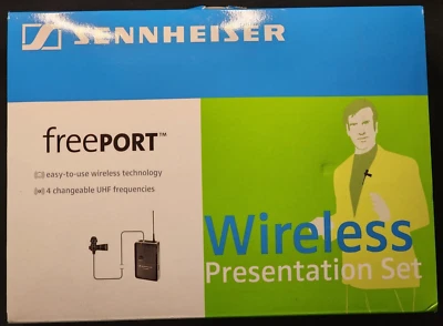 SENNHEISER FREEPORT PRESENTATION SET W/DIVERSITY RECEIVER + BODYPACK FP-12-C-US - Image 1 of 4