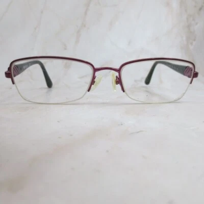 Vogue Eyeglasses Frame VO3813-B 812 Women's Burgundy Black Half Rim 53-17-135 - Image 1 of 4