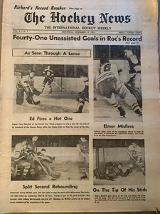 11/15/1952 The Hockey News - Rocket Richard, Terry Sawchuk - Picture 1 of 5