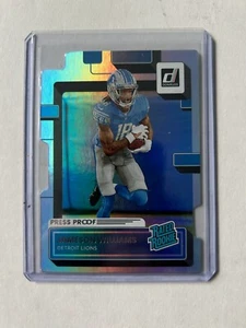 2022 Donruss Clearly Jameson Williams Rated Rookie Silver Die-Cut /75 - Bild 1 von 1