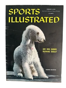 Feb. 8, 1960 Vintage SPORTS ILLUSTRATED Dog Shows No Label Newsstand Edition EX - Picture 1 of 14