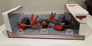 Disney Pixar Cars Air Mater Lightning McQueen Falcon Hawk 3 Pc Die Cast Set 1:43 - Picture 1 of 6