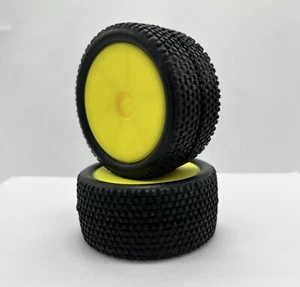 NEU Team Losi Mini 8ight Buggy kompatibel 1/14 Hinterrad & Reifen 12 mm (2 Stück) - Bild 1 von 6
