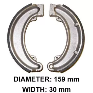 1EA NEW REAR BRAKE SHOES ATC250ES ATC250SX ALL YEARS REAR (257Y) - Picture 1 of 1