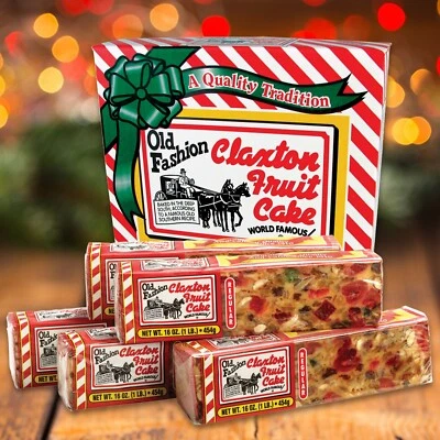 Claxton Fruit Cake 5-1 Lb. REGULAR - Shipped Direct From Claxton Bakery, Inc. - Image 1 of 4