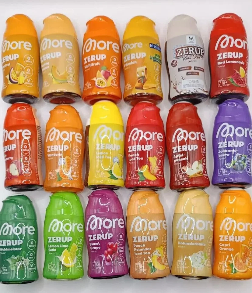 More Nutrition ZerUp Sirup (65 ml) – zuckerarm, OVP, viele Geschmacksrichungen - Bild 1 von 1