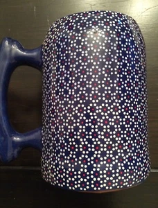 Sin Plomo Mexico Pottery Oversized Mug Beer Stein Decorative Piece Pitcher NICE - Bild 1 von 6