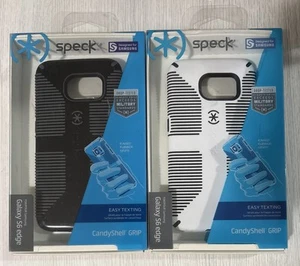 2-Pack Speck CandyShell Grip Case for Samsung Galaxy S6 Edge - White & Black - Picture 1 of 1