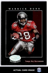 2001 Leaf Certified Materials #99 WARRICK DUNN Tampa Bay Buccaneers HOF EX-NM - Picture 1 of 4
