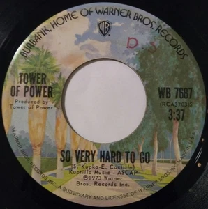 Tower Of Power - So Very Hard To Go, 7", (Vinyl) - Picture 1 of 1