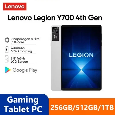 Nueva Tablet para Juegos Lenovo LEGION Y700 4ª Generación 8.8'' Snapdragon 8 Elite 165Hz 50MP