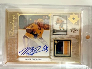 2023 Upper Deck Ultimate Displays UDA-MD Auto Jersey Matt Duchene /35 Predators - Picture 1 of 2