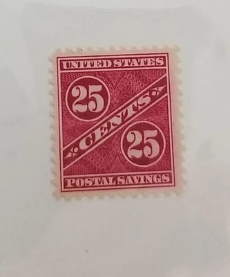 Postal Savings Stamp, Mint, 25 Cent - Image 1 of 3