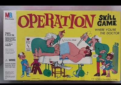 Milton Bradley 1965 Vintage Operation Board Game Complete Set - Image 1 of 4