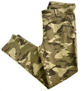 Pantalones chinos Banana Republic Sloan tiro medio cargo utilitario camuflaje elástico talla 4 - Imagen 1 de 8