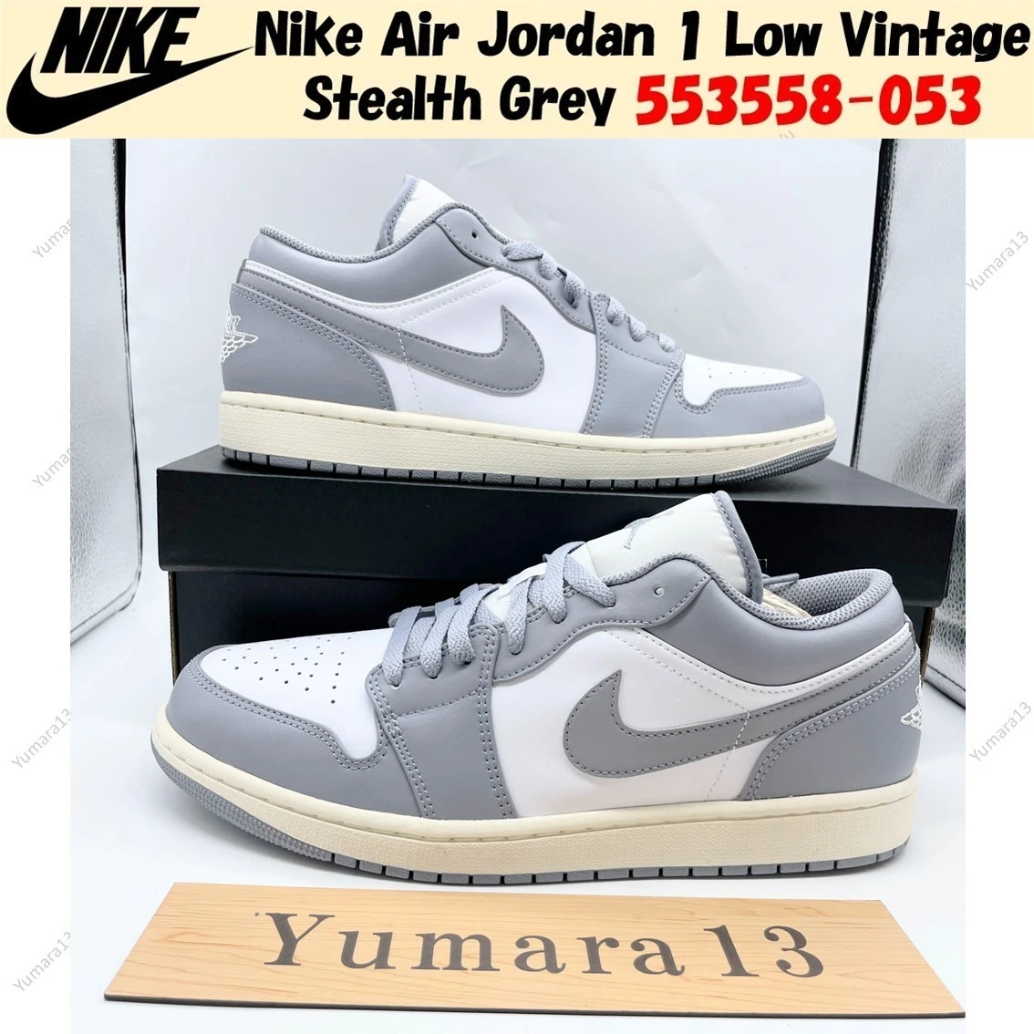 Jordan 1 Low Vintage Grey for Sale | Authenticity Guaranteed | eBay