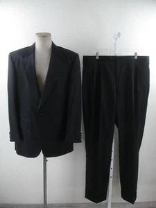 Men's 41L Jos. A Bank DOS 2-Pc Formal Wear Tuxedo Suit Black Pants 34 X 33 USA - Picture 1 of 24
