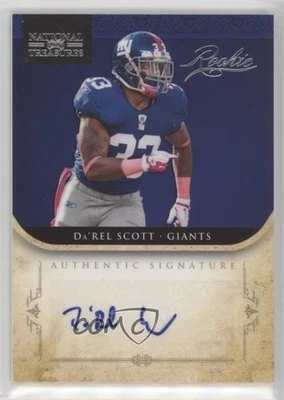 2011 Playoff National Treasures Rookie /99 Da'Rel Scott #228 Rookie Auto RC - Image 1 of 2