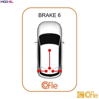 CABLE PULL PARKING BRAKE 92.20.160B078 FOR LANCIA CHRYSLER ERB 3.6L EXF 3.0L - Image 1 of 4