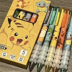 Pack of 5 POKEMON Writing Pens Pinkachu Squirtle Psyduck Charmander Bulbasaur - Picture 1 of 4