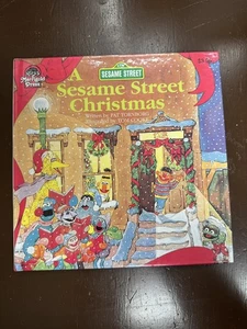 A Sesame Street Christmas Book Jim Henson Pat Tornborg 1987 Big Bird Bert Ernie - Bild 1 von 4