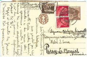 71791 - REGNO - STORIA POSTALE : INTERO POSTALE a FRANCIA - Bello! 1931 - Picture 1 of 2