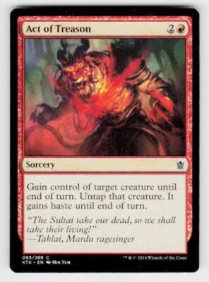 Khans of Tarkir #95 Act of Treason - Image 1 of 2