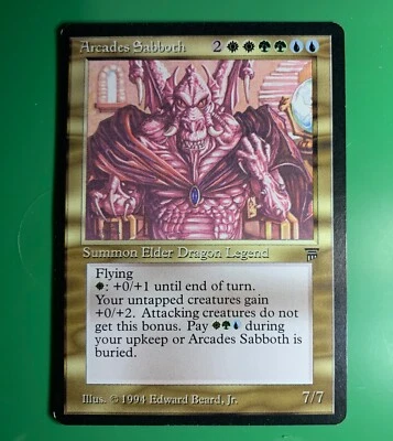 MTG Arcades Sabboth Legends English Rare "Dragon" - Image 1 of 3