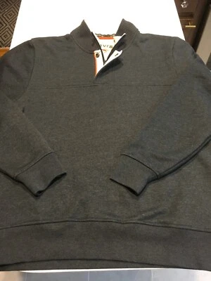 ORVIS Quarter-Zip Sweatshirt Charcoal Gray M Fishing Outdoors - Image 1 of 4