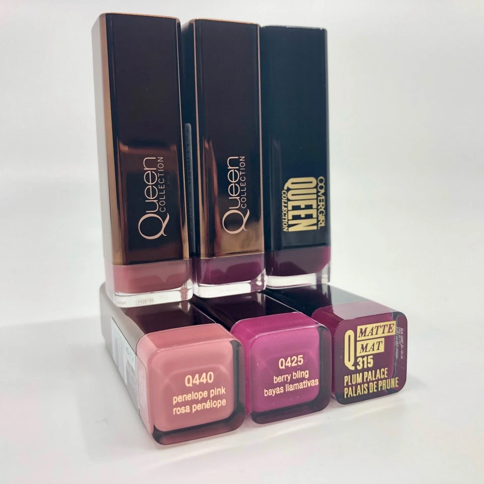 Cover Girl Queen Collection Lipstick, factory sealed, new. Choose your color. - Image 1 of 1