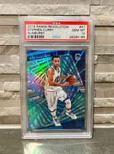 2015-16 Panini Revolution Stephen Curry #47 Sunburst /75 SSP PSA 10 GEM MINT