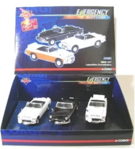 Corgi Vanguards 1.43 Mgb Set Lancashire Constabulary Police New Boxed Complete - Picture 1 of 1