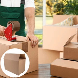 5 Pcs Corrugated Moving Boxes Shipping Gift Boxes Corrugated Packaging Boxes - Picture 1 of 12