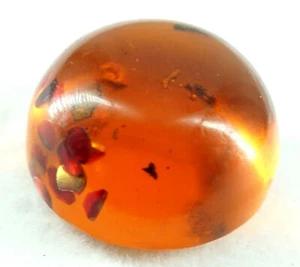 20,80 ct natürlicher runder FAUX Baltischer Bernstein Präparat EGL zertifiziert loser Edelstein  - Bild 1 von 4