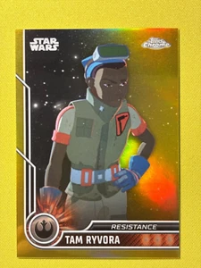 2023 Topps Star Wars Chrome Tam Ryvora Gold #38 9/50 - Bild 1 von 2